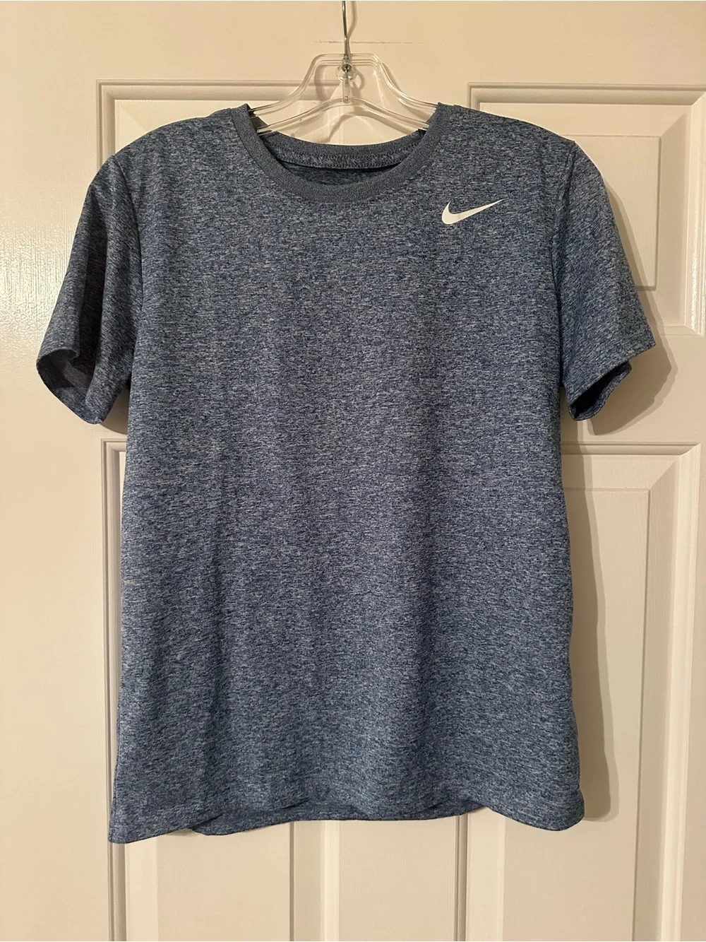 Nike Heathered Navy Blue Short Sleeve Tee